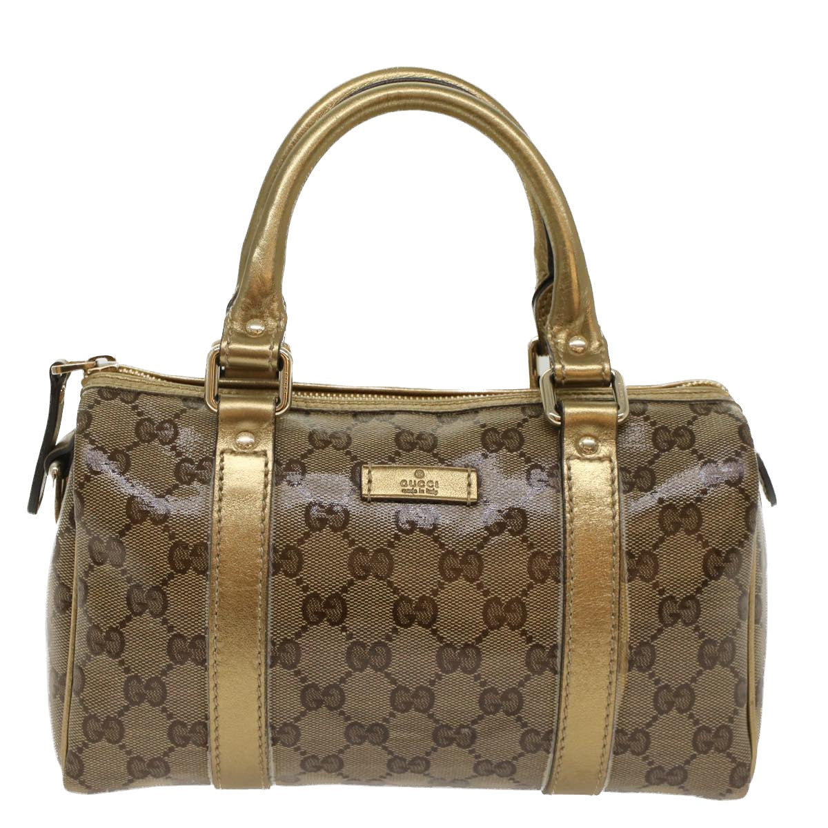 GUCCI GG Crystal Hand Bag Beige 193604 50984