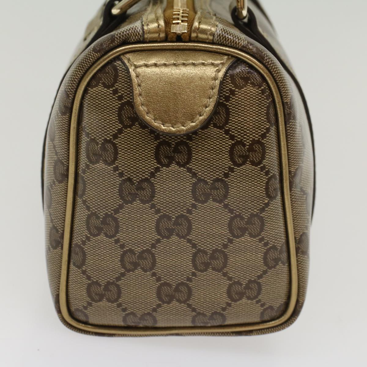 GUCCI GG Crystal Hand Bag Beige 193604 50984