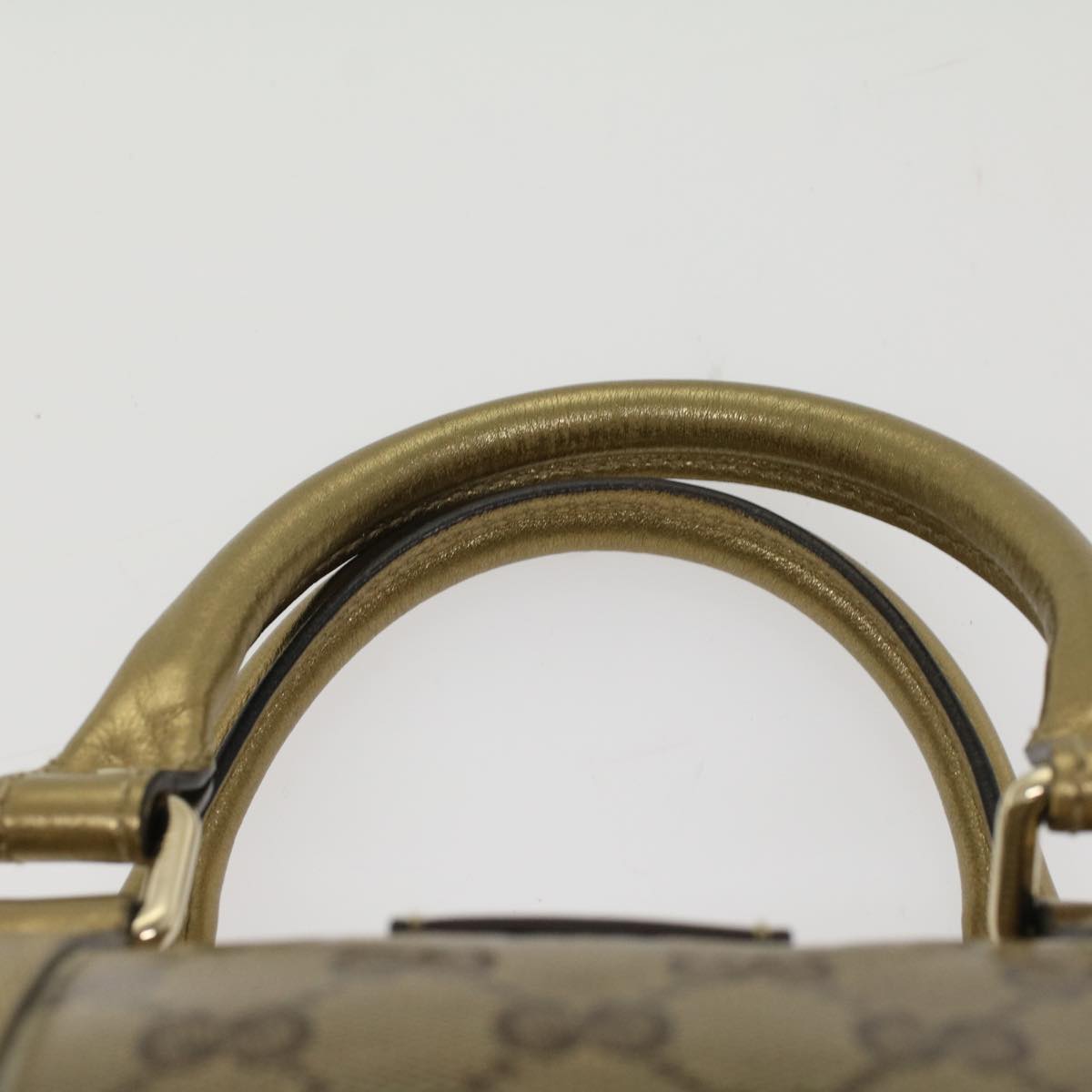 GUCCI GG Crystal Hand Bag Beige 193604 50984
