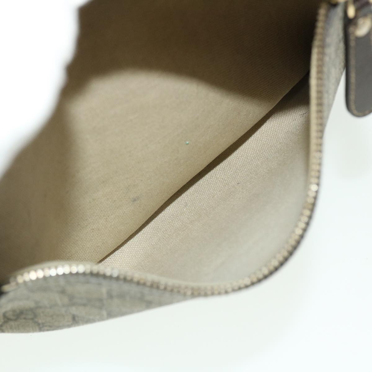 GUCCI GG Supreme Shoulder Bag PVC Leather Beige 201448 520981 50987