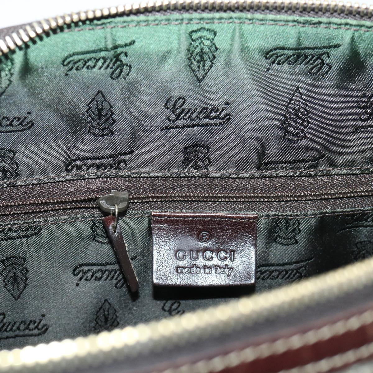 GUCCI GG Crystal Hand Bag Beige 181487 50989