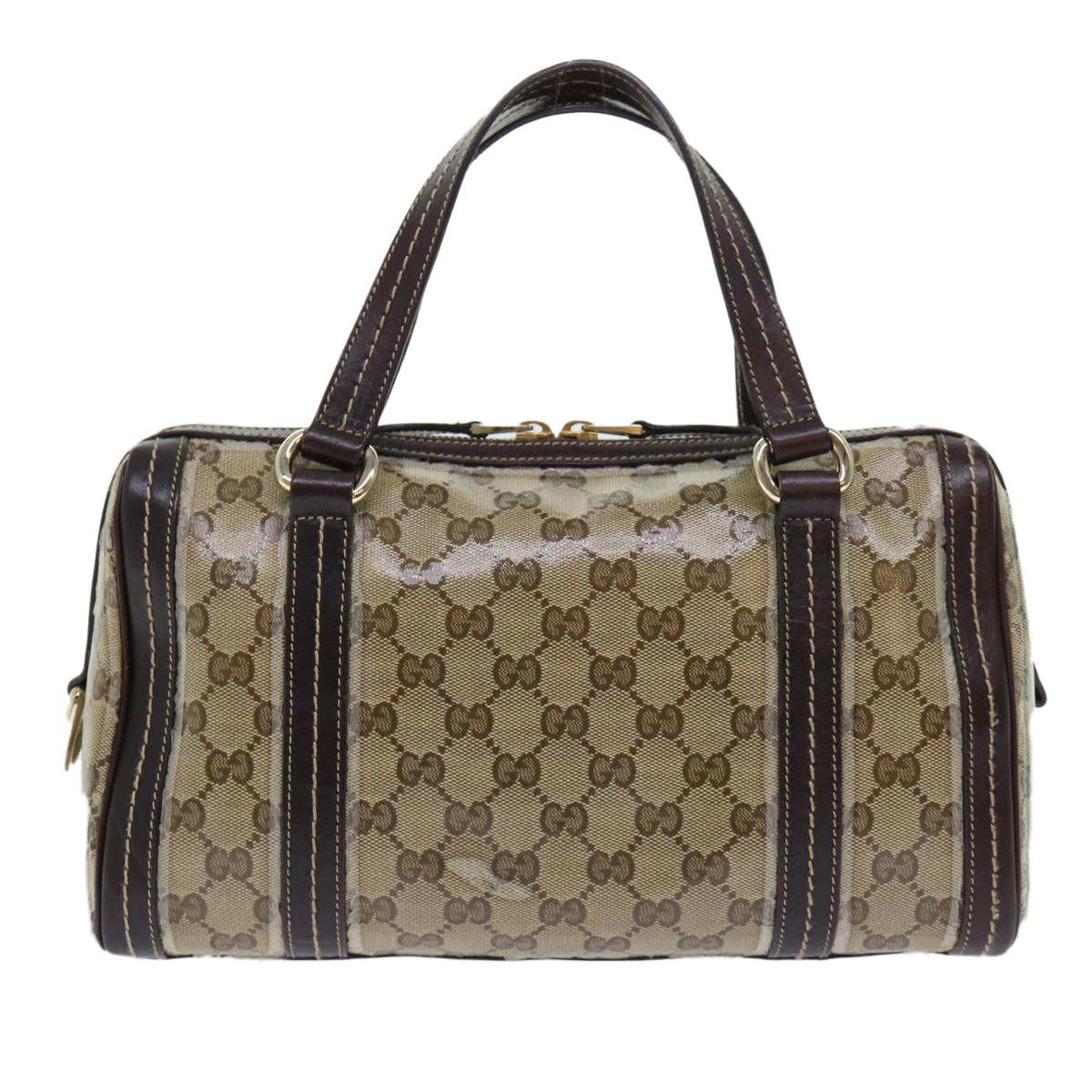 GUCCI GG Crystal Hand Bag Beige 181487 50989