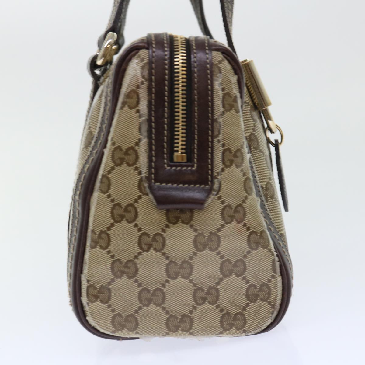GUCCI GG Crystal Hand Bag Beige 181487 50989