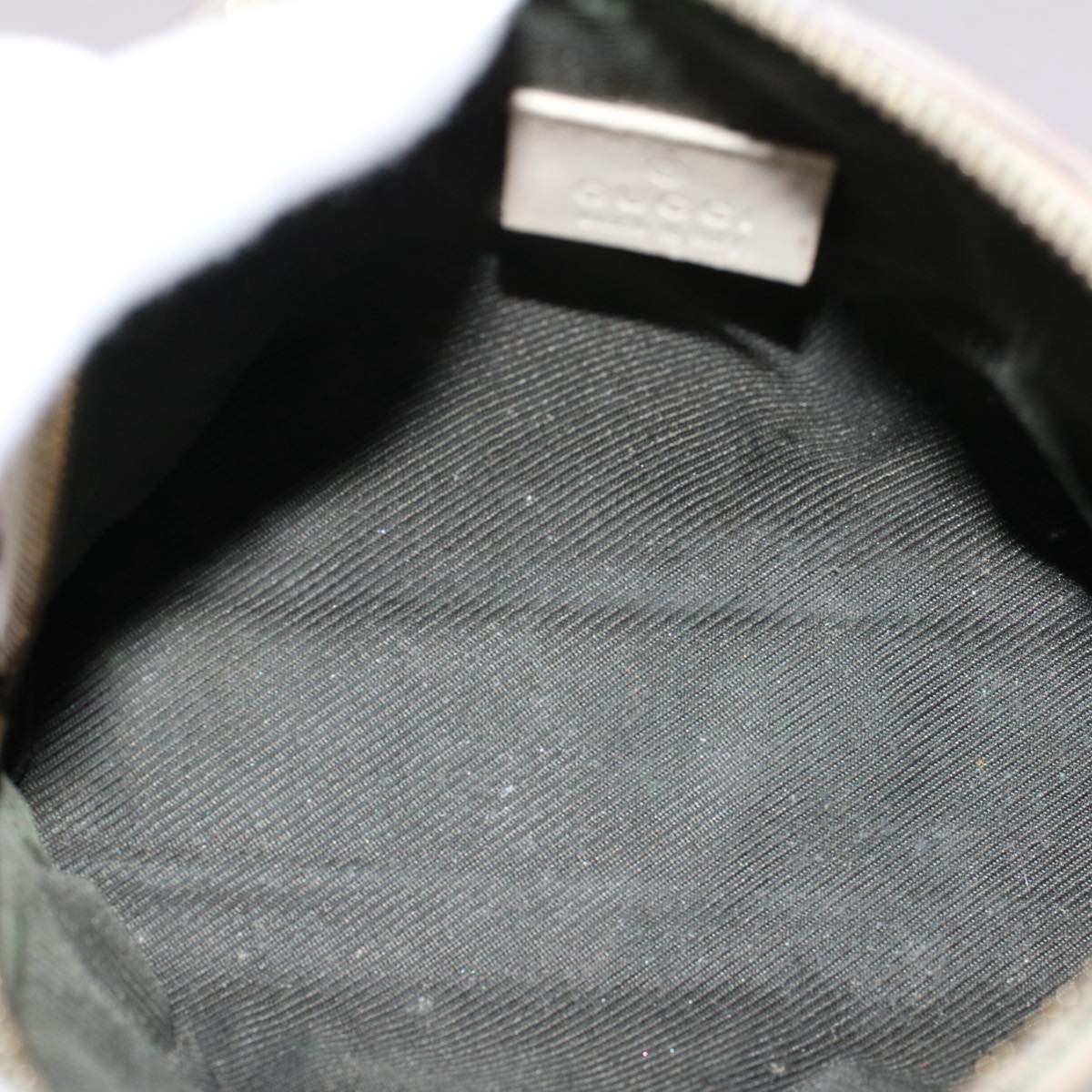 GUCCI GG Canvas Guccissima Pouch White 50993