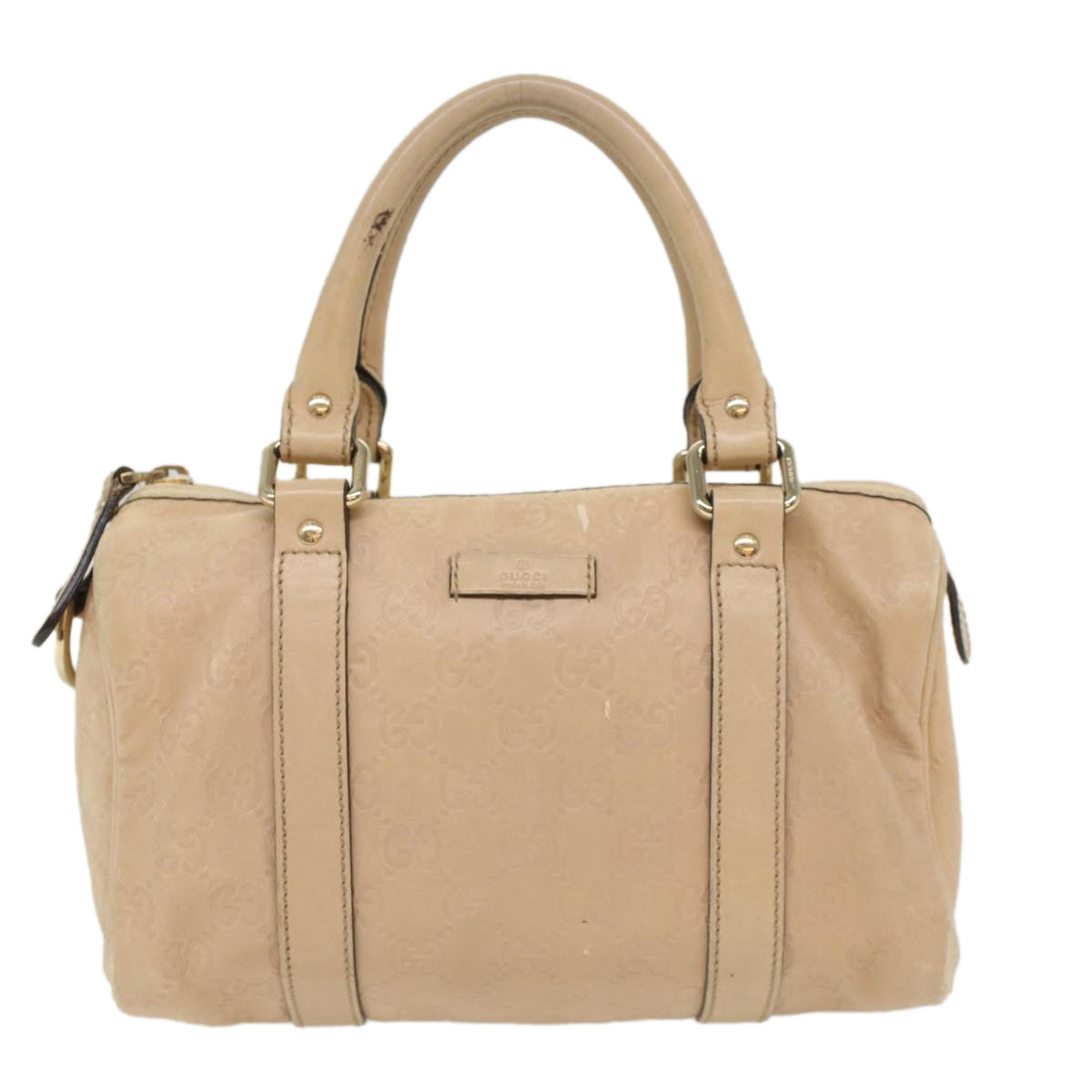 GUCCI GG Canvas Guccissima Hand Bag Beige 193604 50994