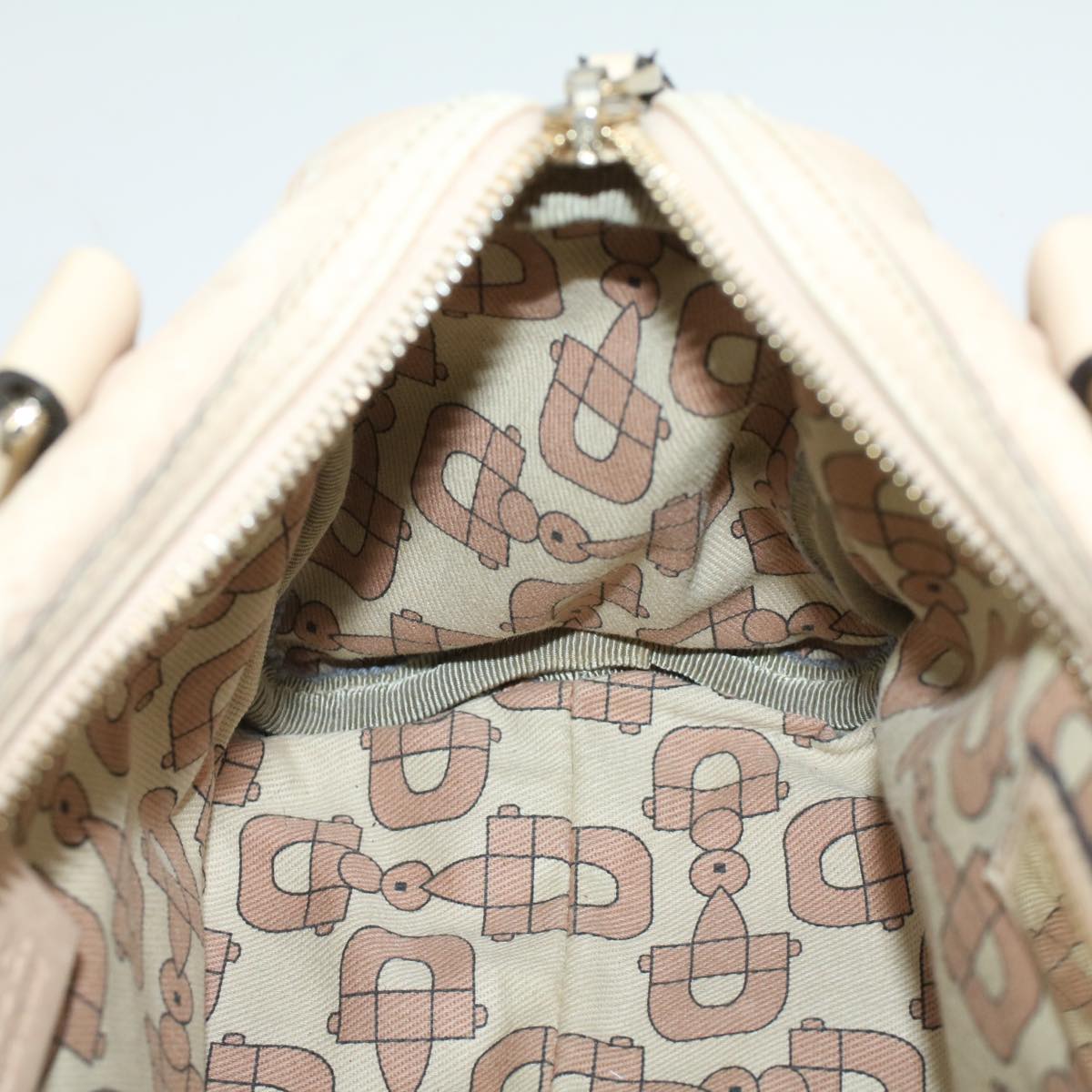GUCCI GG Canvas Guccissima Hand Bag Beige 193604 50994