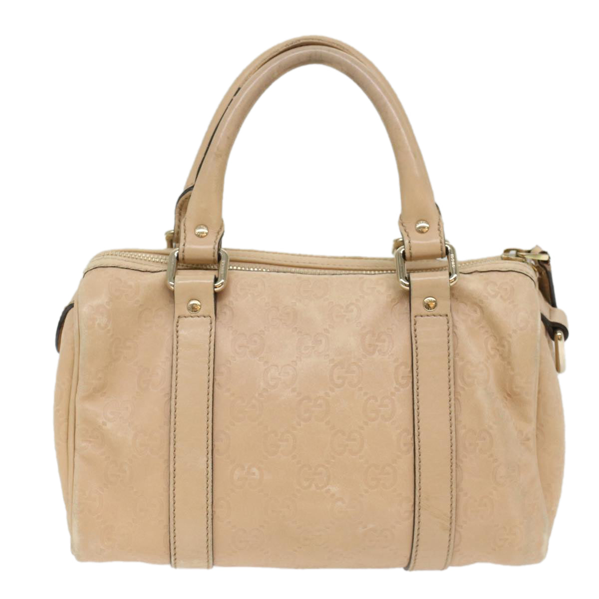 GUCCI GG Canvas Guccissima Hand Bag Beige 193604 50994