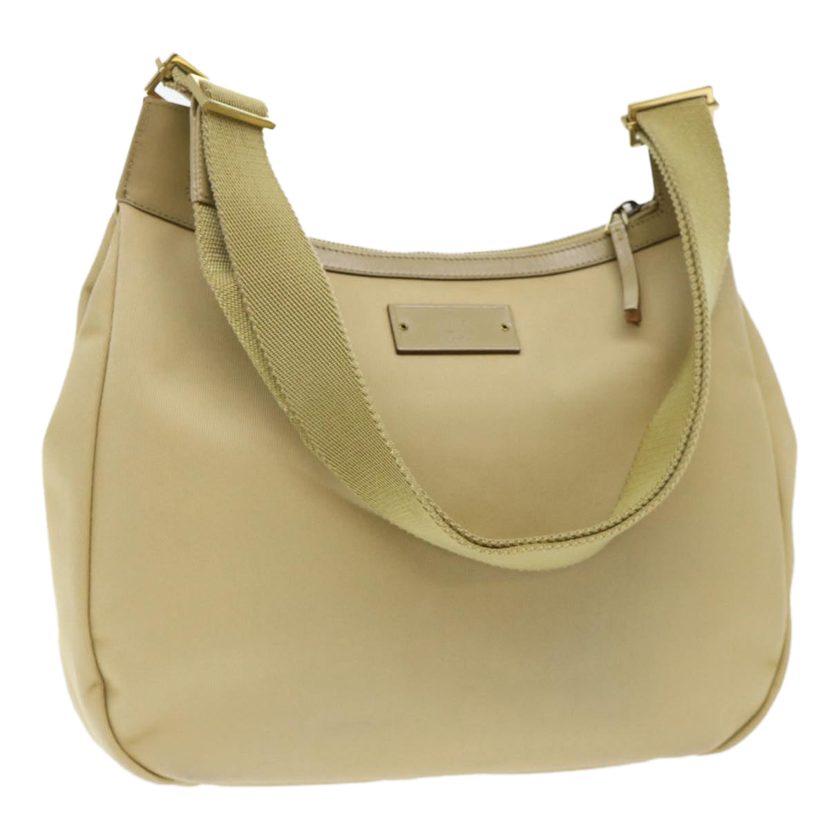 GUCCI Shoulder Bag Canvas Beige 90762 51000