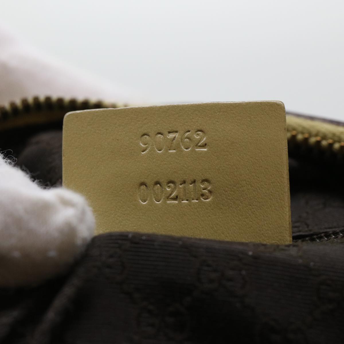 GUCCI Shoulder Bag Canvas Beige 90762 51000