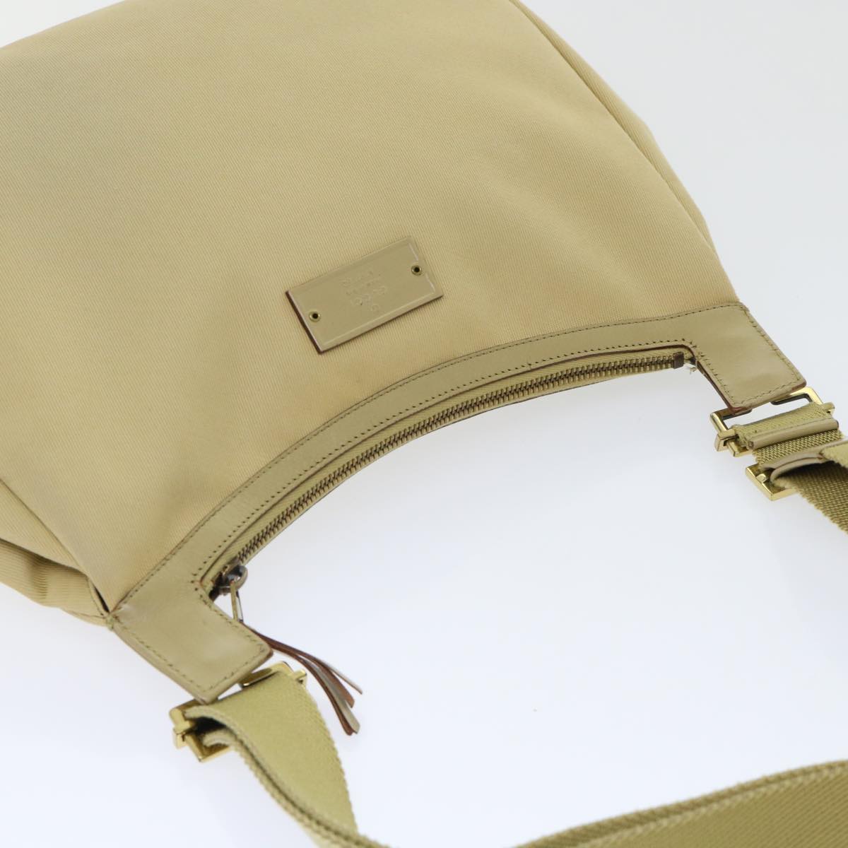 GUCCI Shoulder Bag Canvas Beige 90762 51000