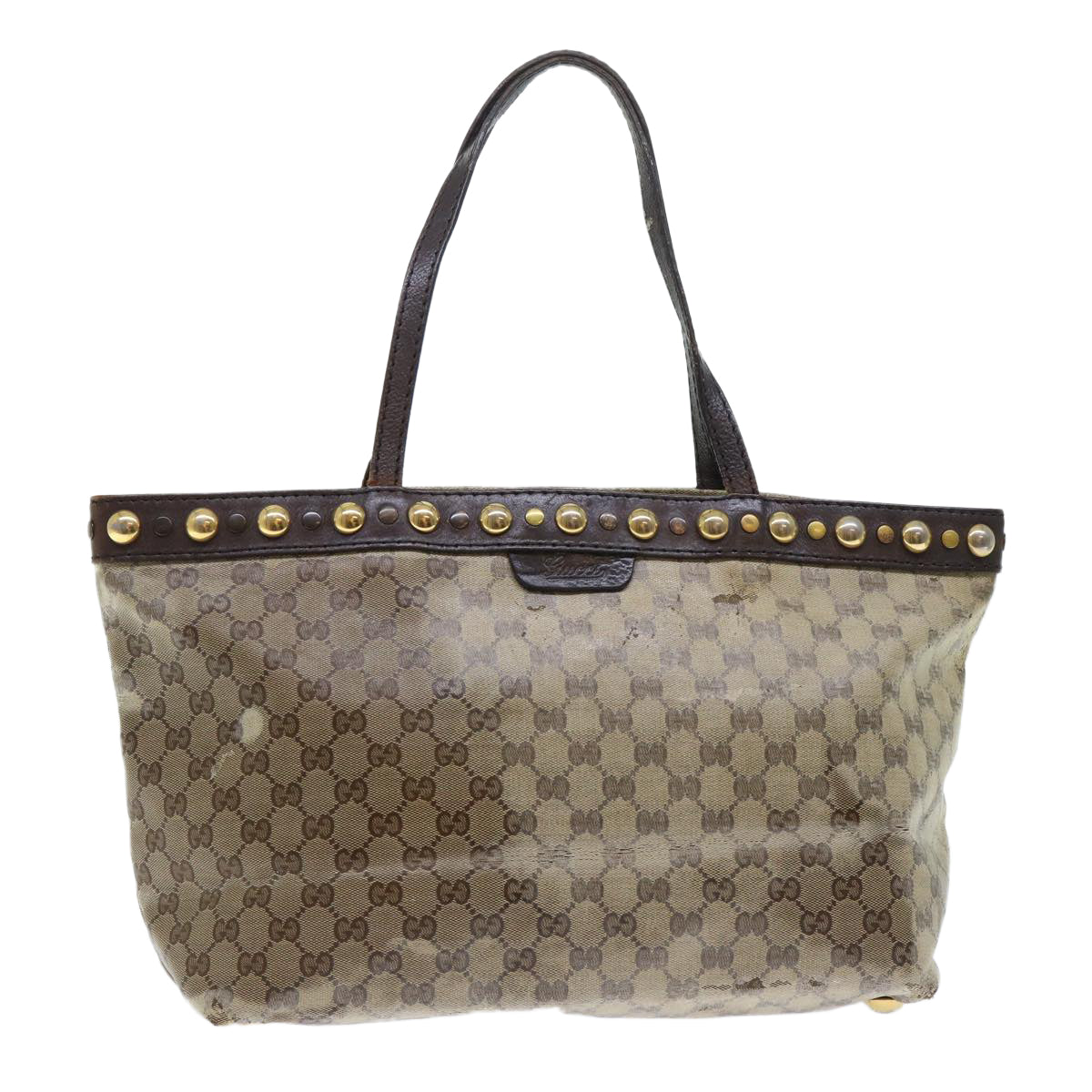 GUCCI GG Crystal Tote Bag Beige 207291 51003