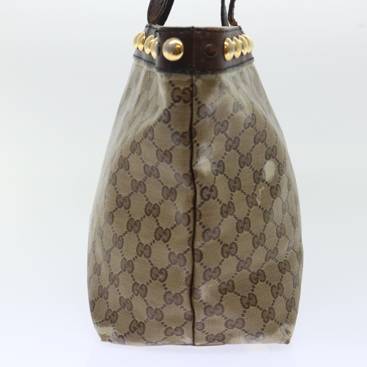 GUCCI GG Crystal Tote Bag Beige 207291 51003