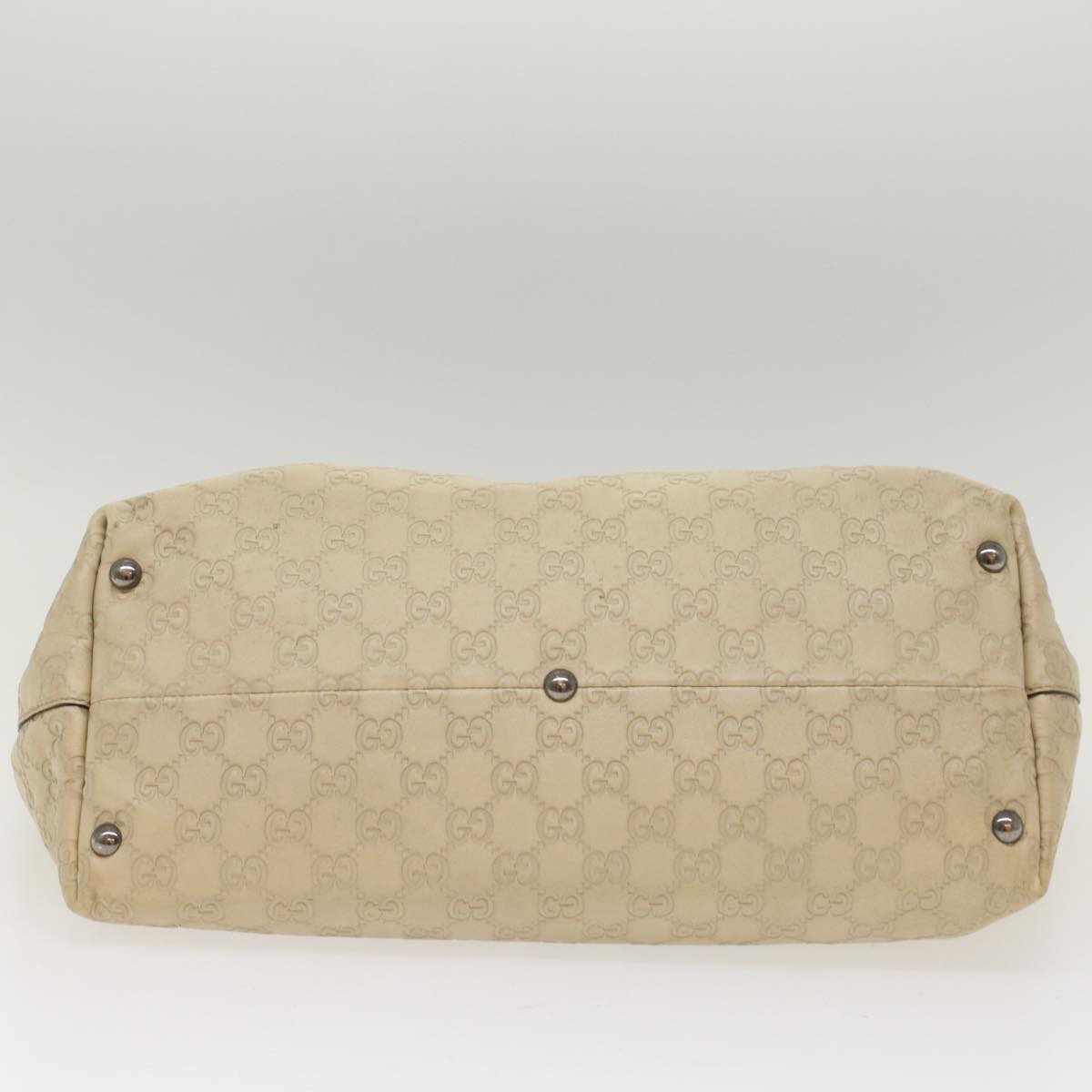 GUCCI GG Canvas Guccissima Tote Bag Beige 229852 51006