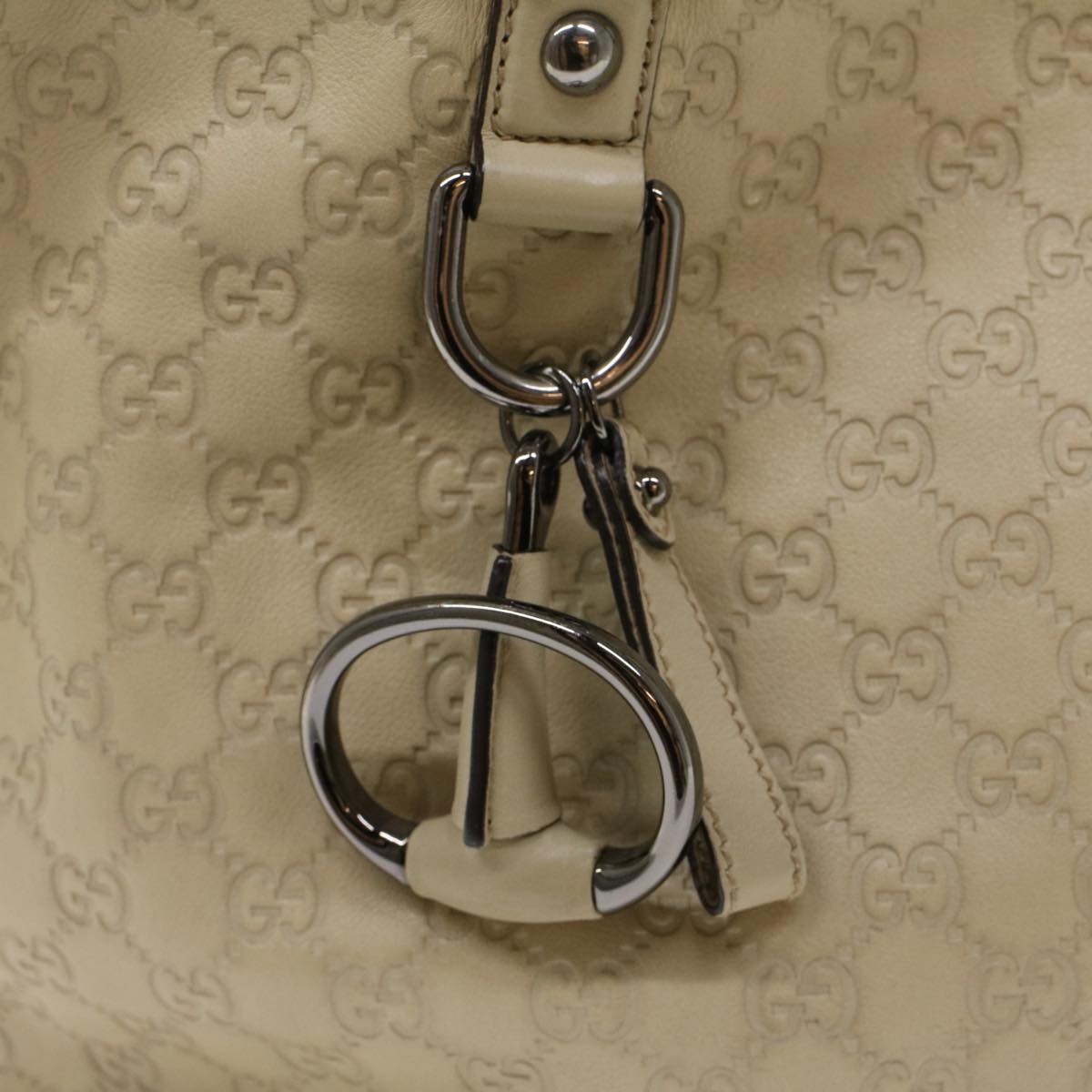 GUCCI GG Canvas Guccissima Tote Bag Beige 229852 51006