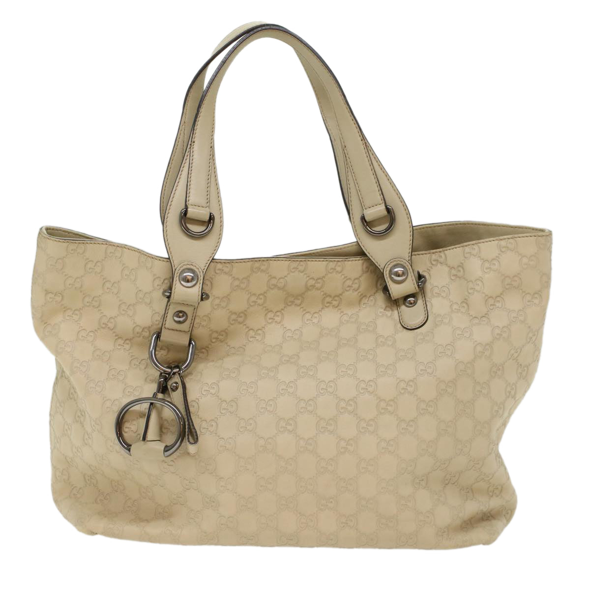 GUCCI GG Canvas Guccissima Tote Bag Beige 229852 51006