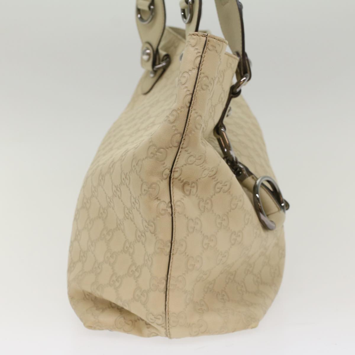 GUCCI GG Canvas Guccissima Tote Bag Beige 229852 51006
