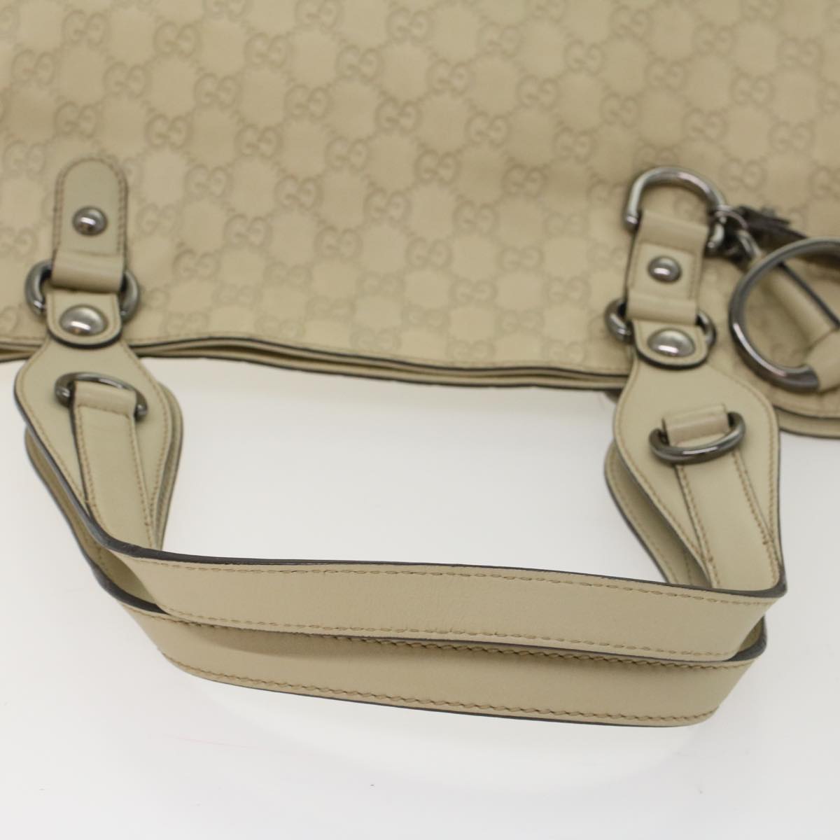 GUCCI GG Canvas Guccissima Tote Bag Beige 229852 51006