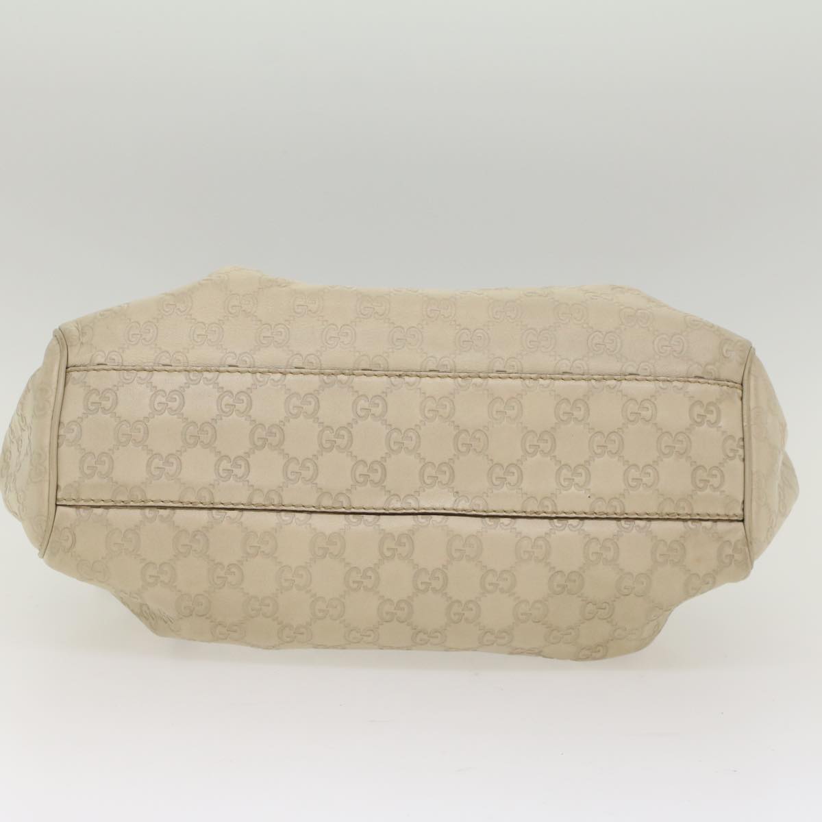GUCCI GG Canvas Guccissima Hand Bag Beige 211944 51009