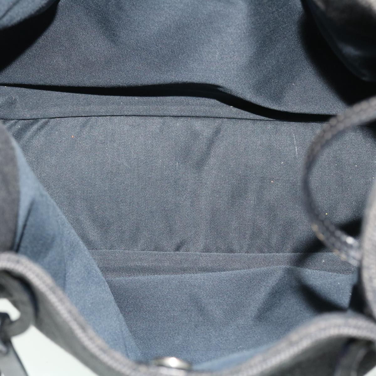 GUCCI GG Canvas Tote Bag Leather Black 101920 3444 51025