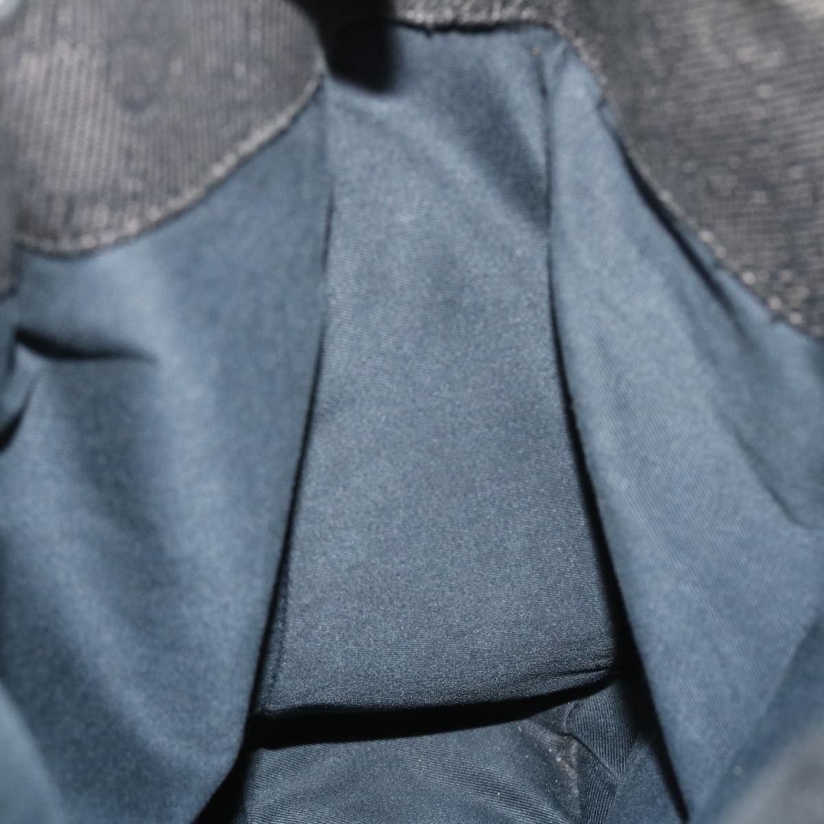 GUCCI GG Canvas Tote Bag Leather Black 101920 3444 51025