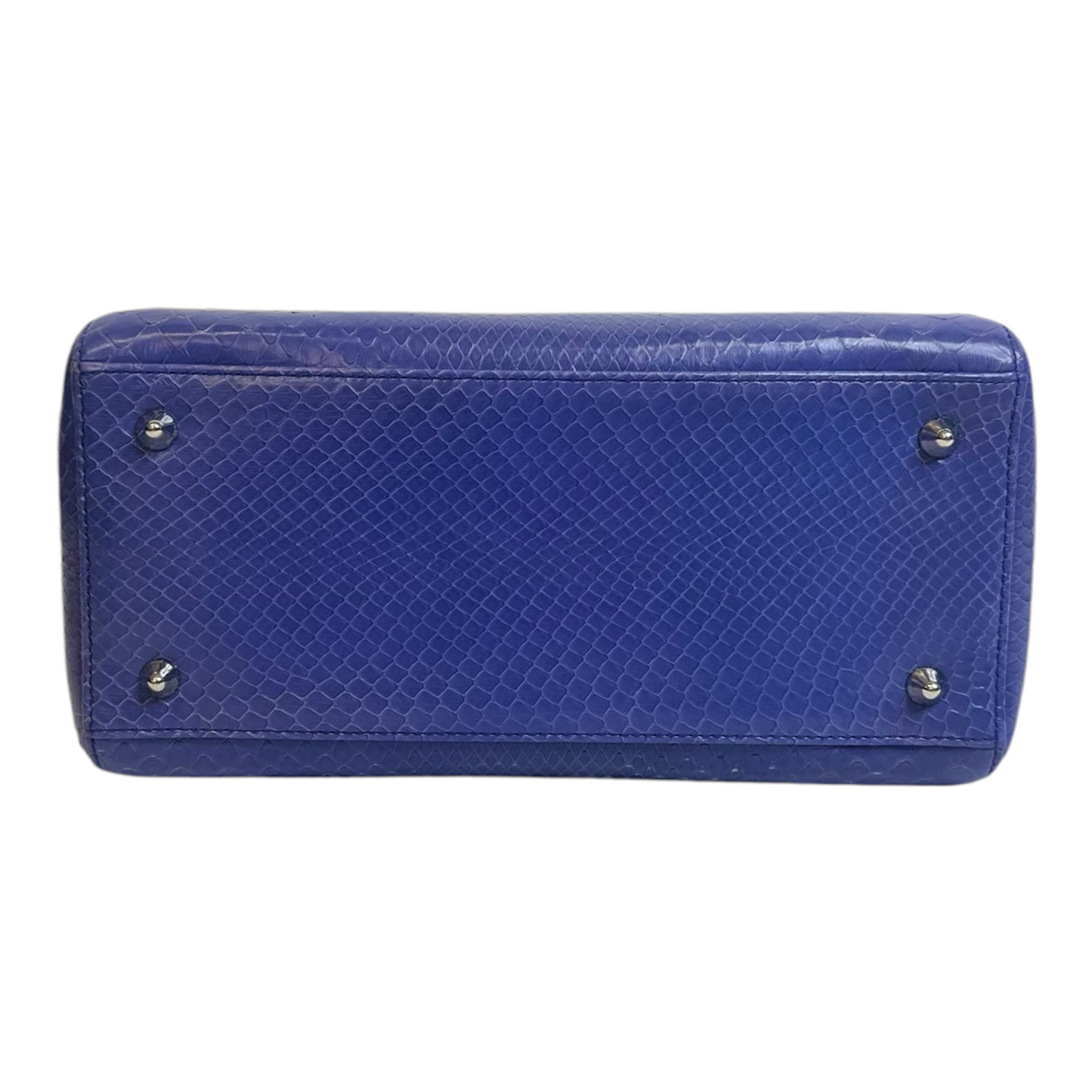 Christian Dior Snakeskin Medium Lady Dior Lavender