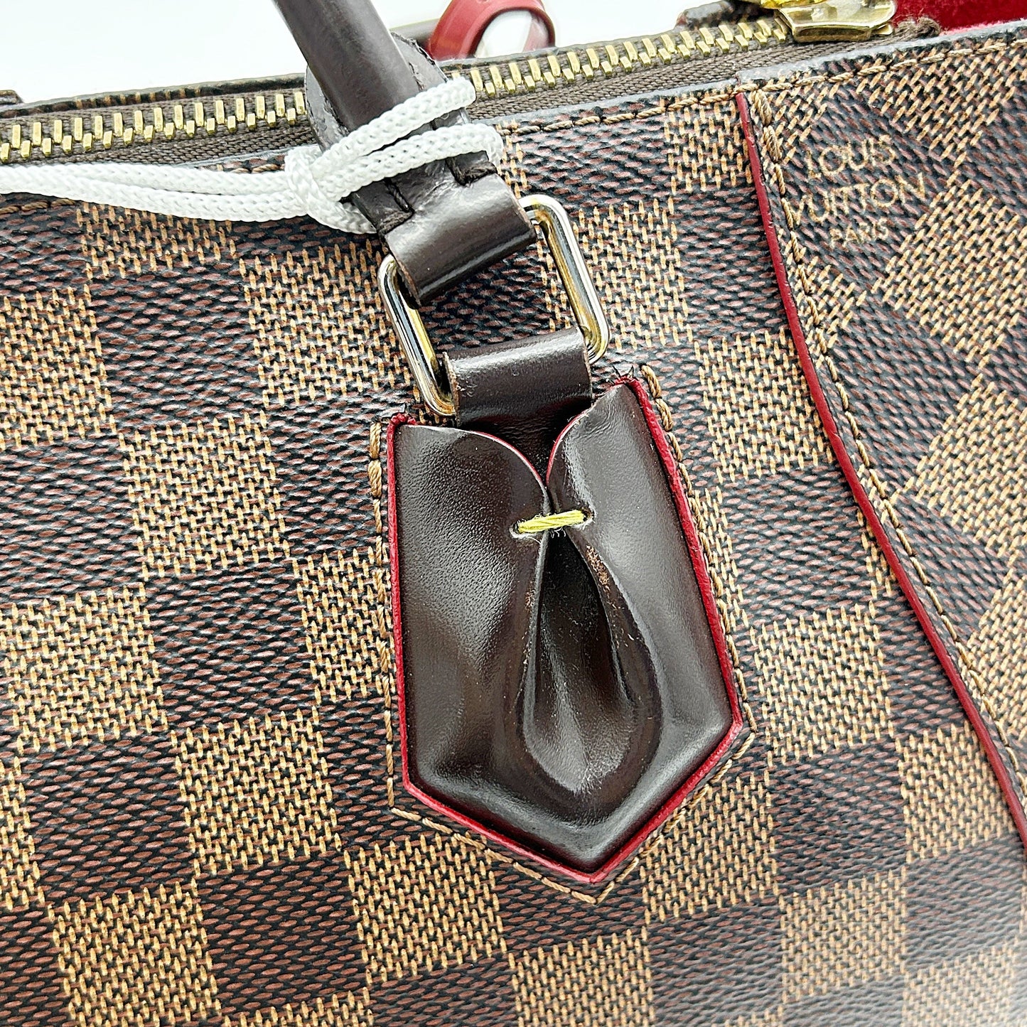 GLM-Damier Ebene Caissa Tote MM Cherry LA3102