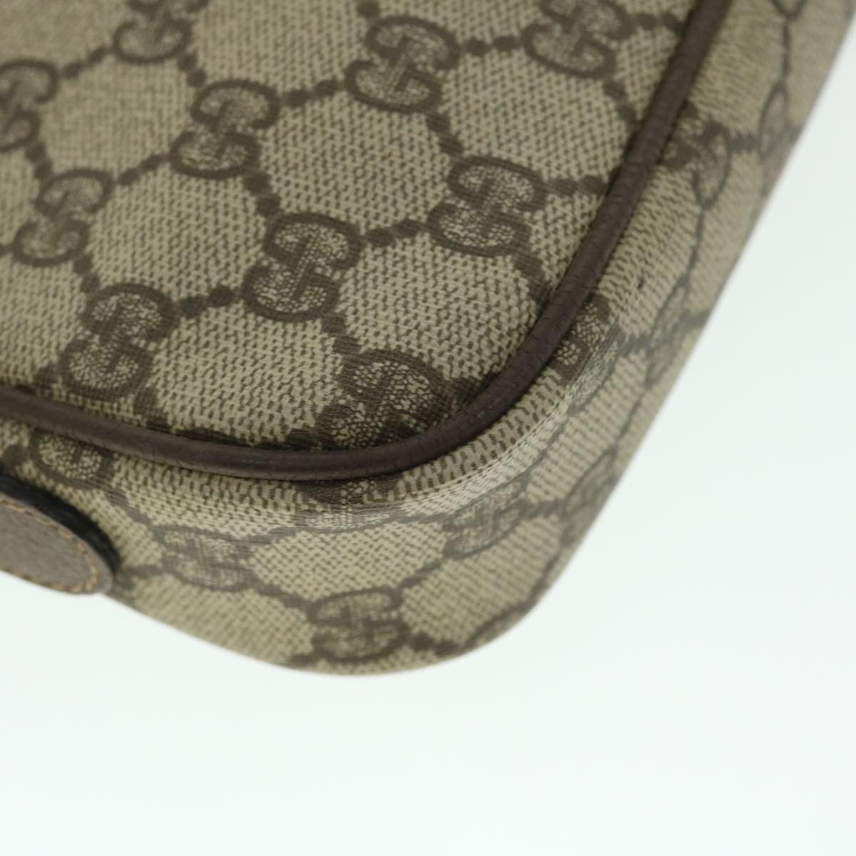 GUCCI GG Canvas Shoulder Bag PVC Leather Beige 007 115 6428 4023 51433