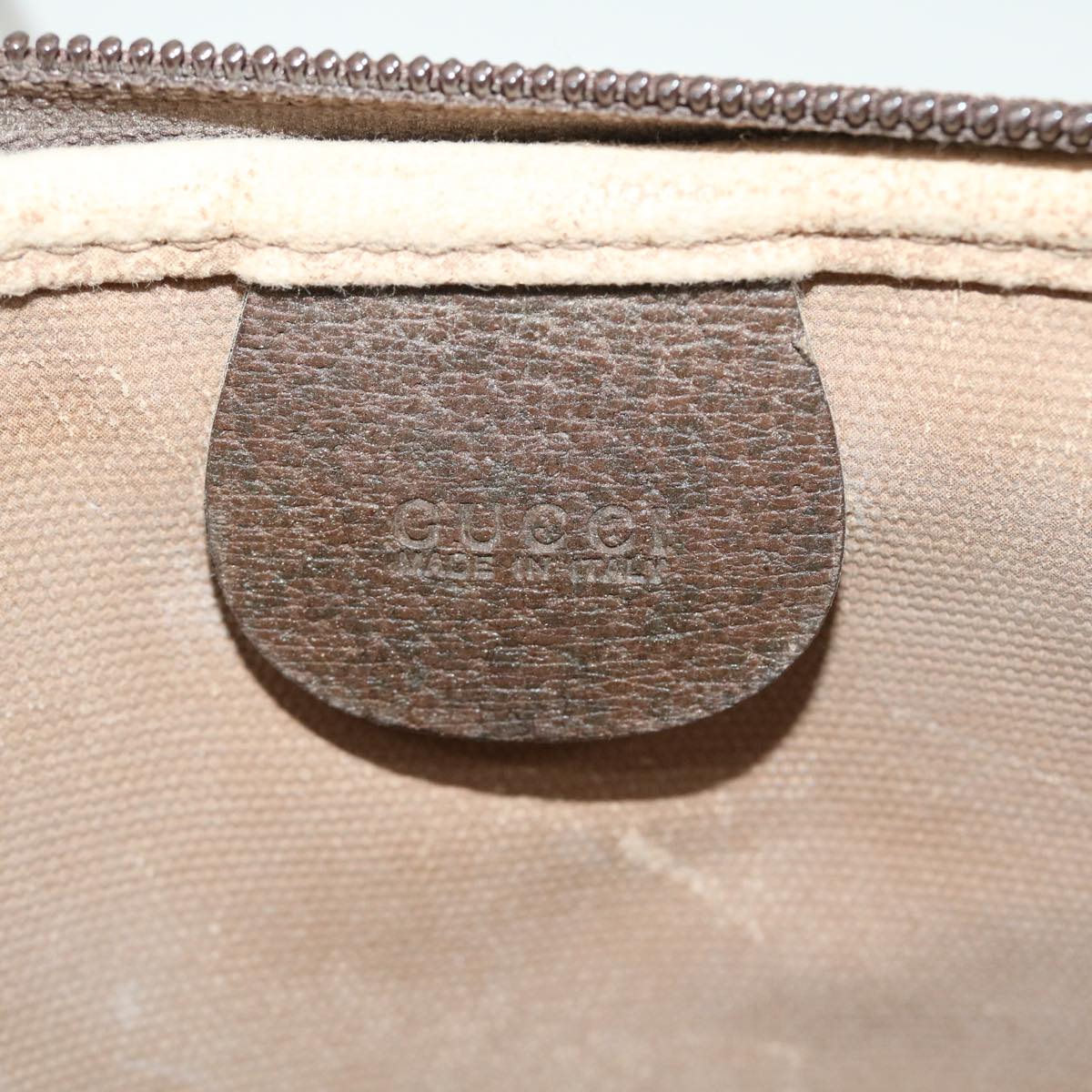 GUCCI GG Canvas Shoulder Bag PVC Leather Beige 007 115 6428 4023 51433