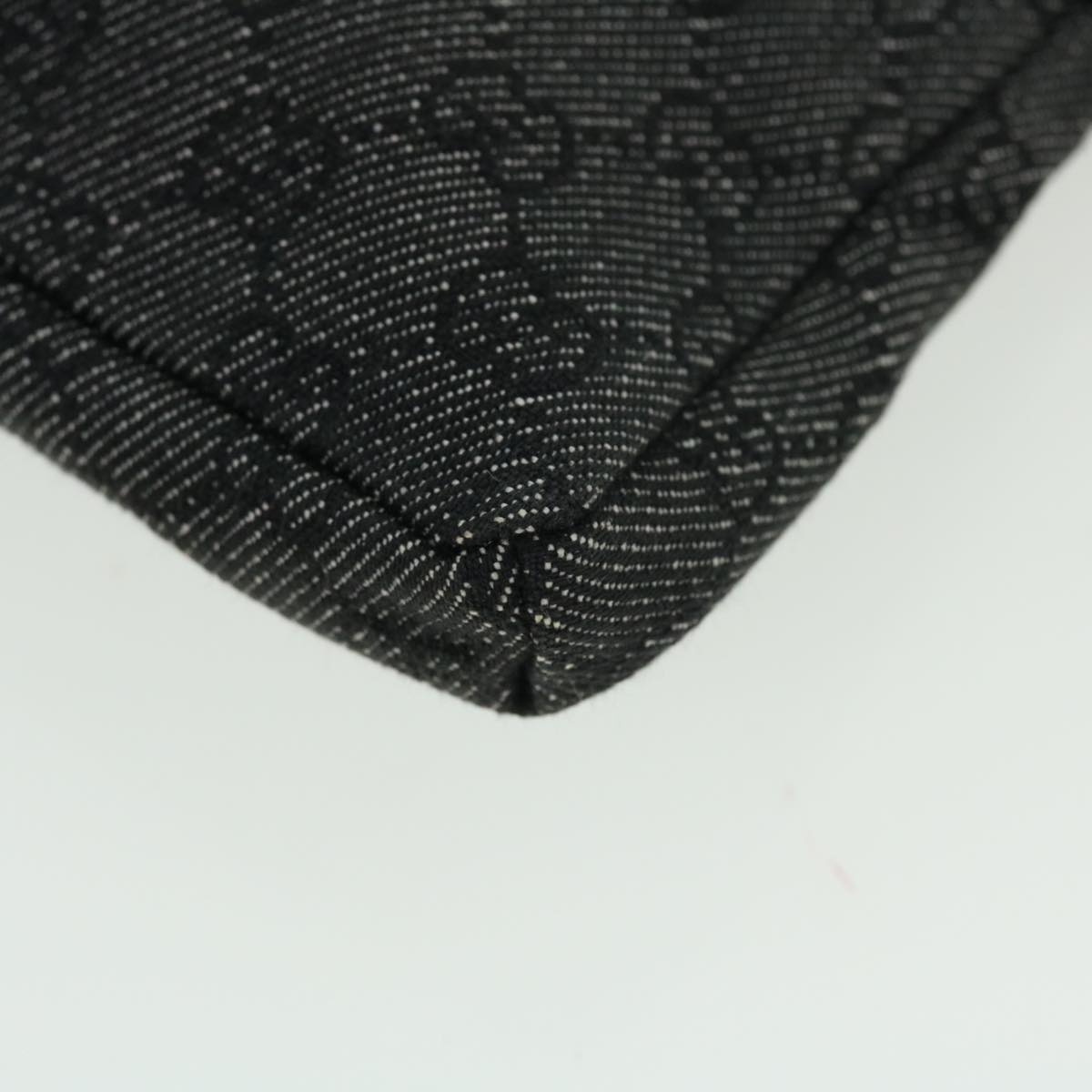 GUCCI GG Canvas Waist bag Leather Gray 28566 51469