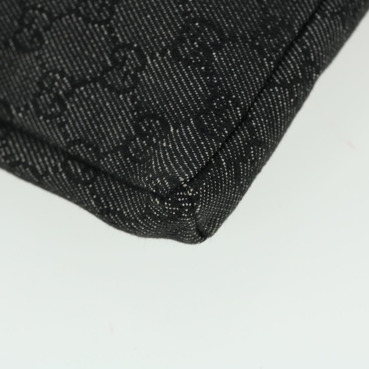 GUCCI GG Canvas Waist bag Leather Gray 28566 51469
