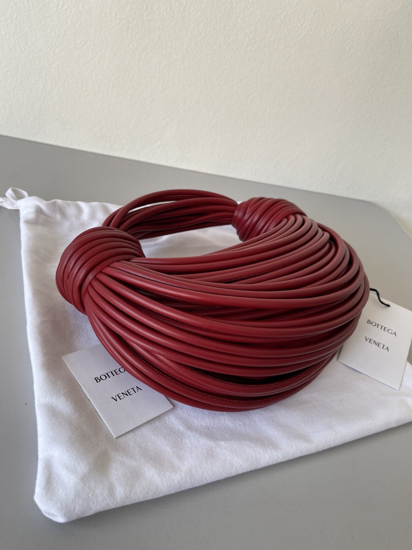GLAMI Double Knot Red, For Women, Bags 9.8in/25cm