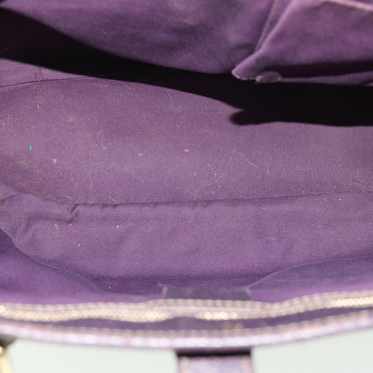 GUCCI GG Canvas Jackie Hand Bag Beige Purple 145818 51644
