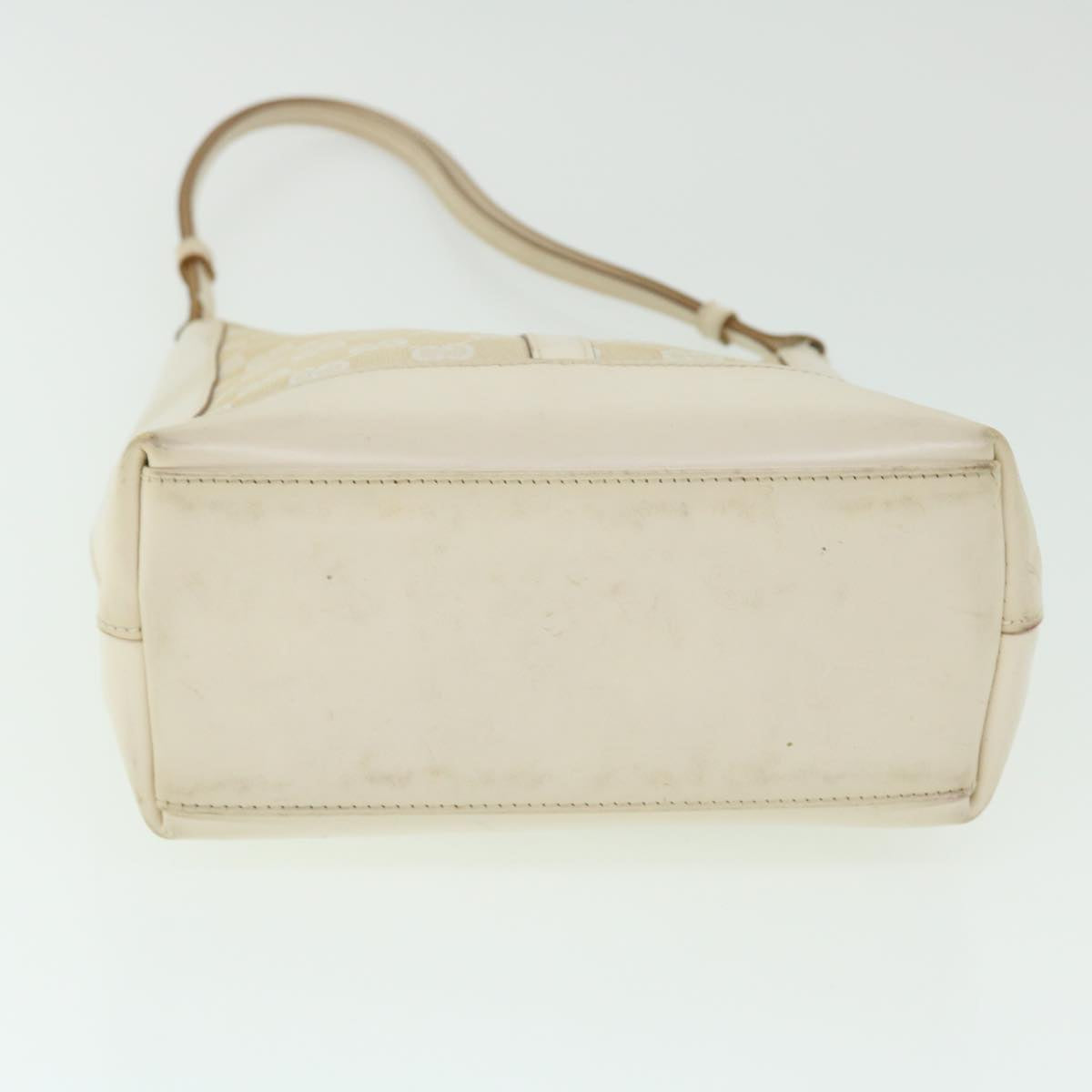 GUCCI GG Canvas Jackie Shoulder Bag White 001 3876 002122 51646