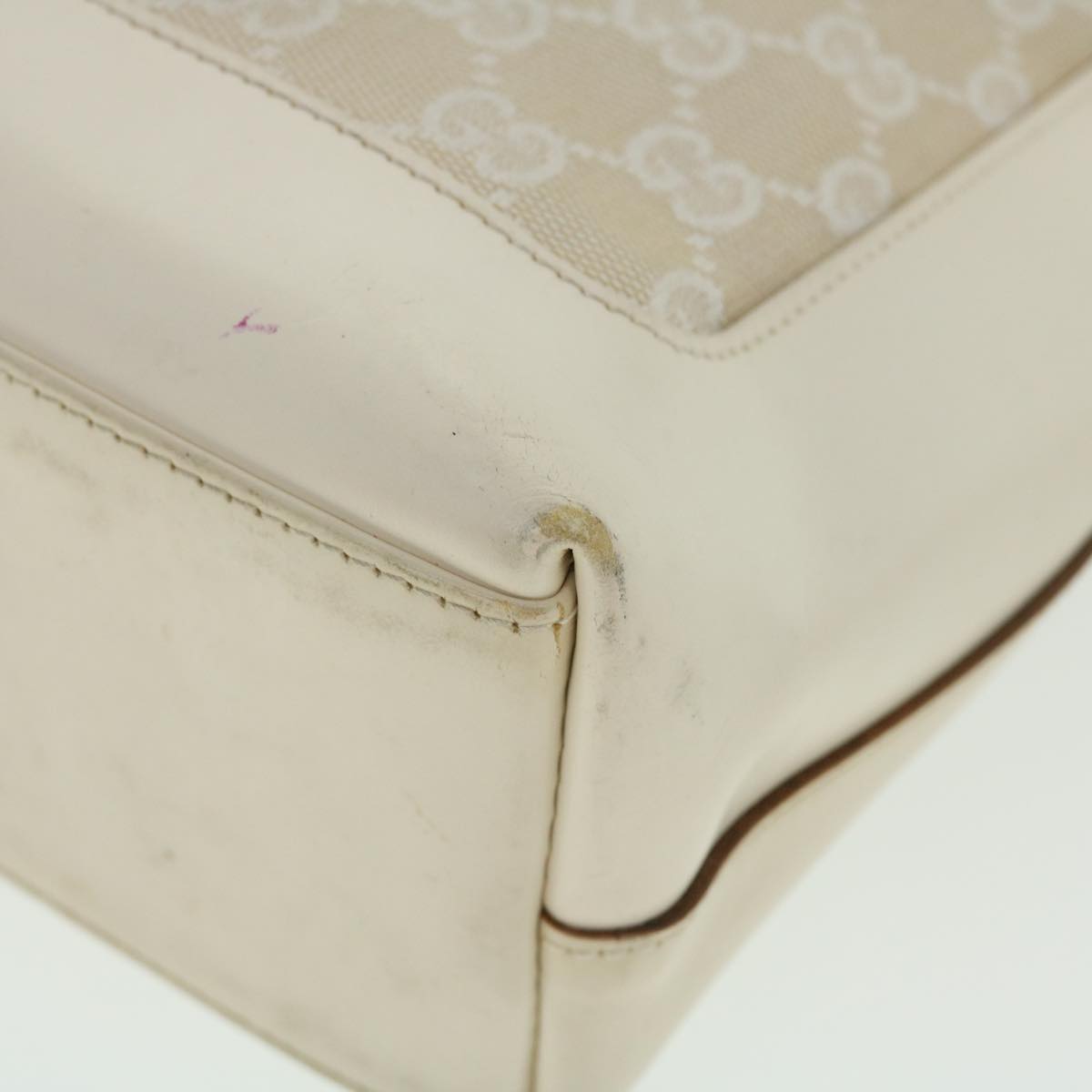 GUCCI GG Canvas Jackie Shoulder Bag White 001 3876 002122 51646