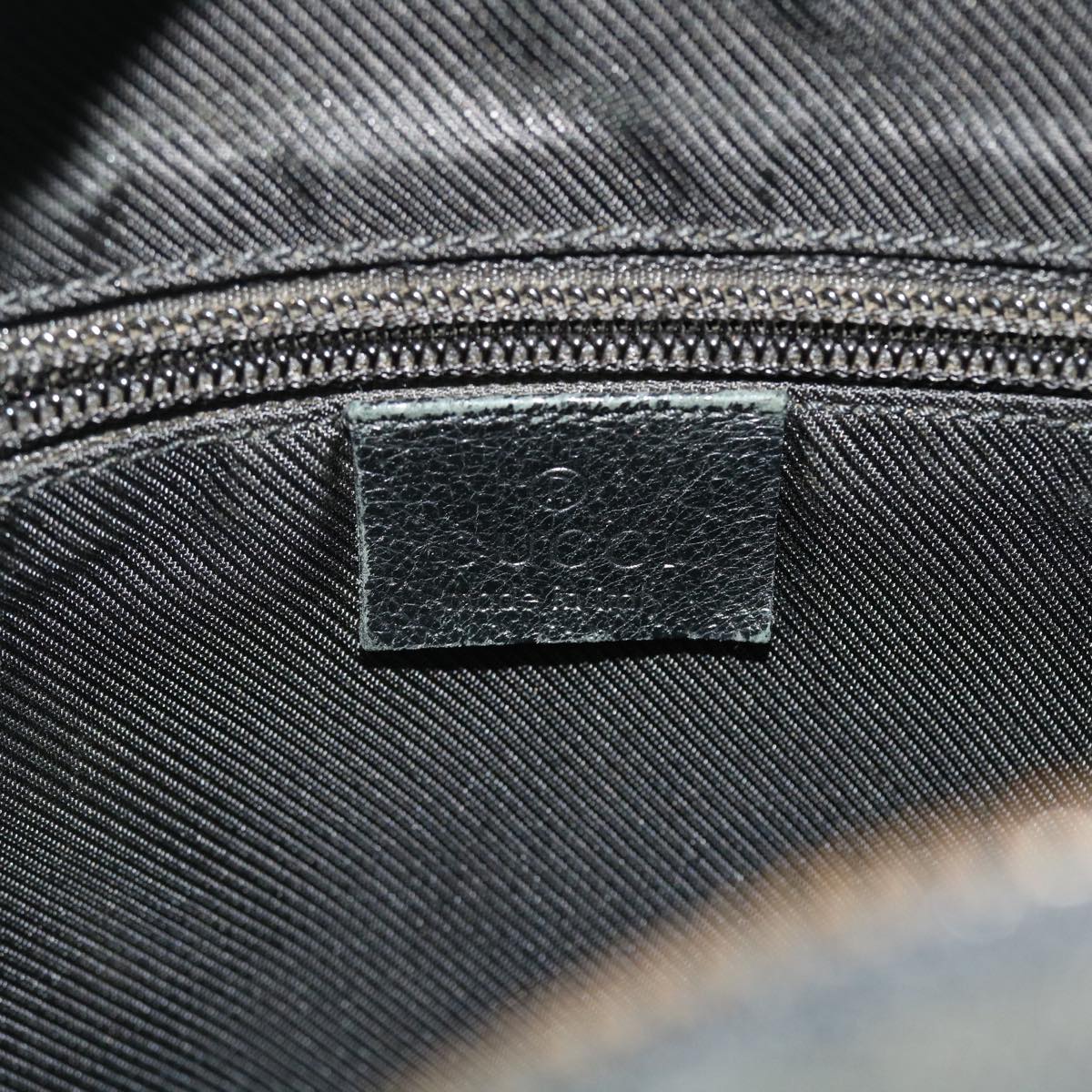 GUCCI GG Canvas Shoulder Bag Black 122759 51647