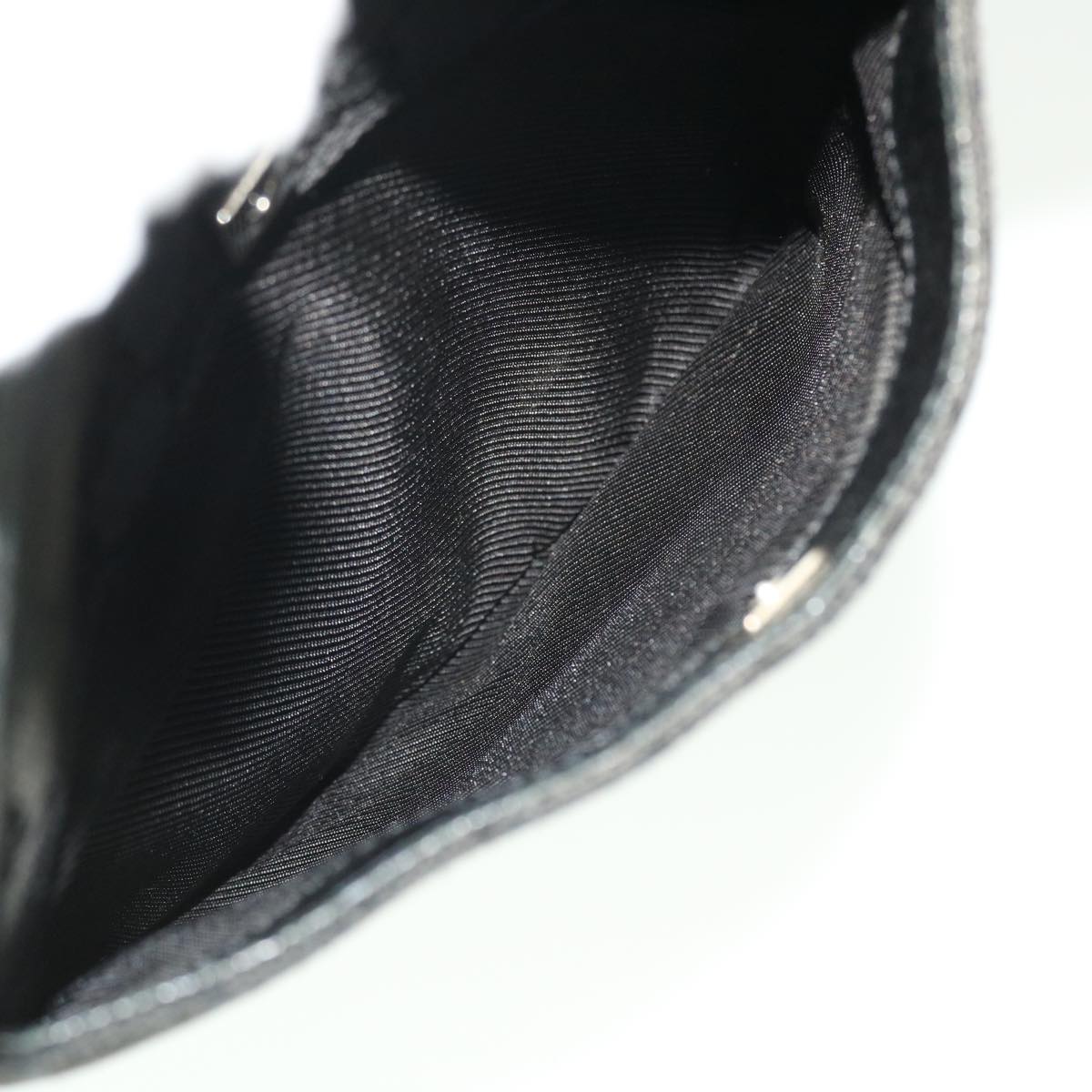 GUCCI GG Canvas Shoulder Bag Black 122759 51647