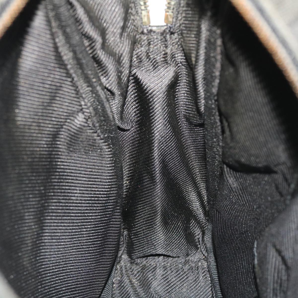 GUCCI GG Canvas Shoulder Bag Black 122759 51647