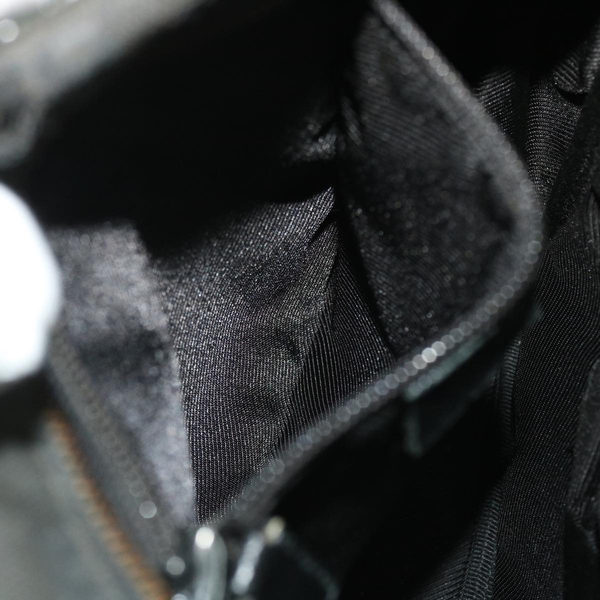 GUCCI GG Canvas Shoulder Bag Black 122759 51647