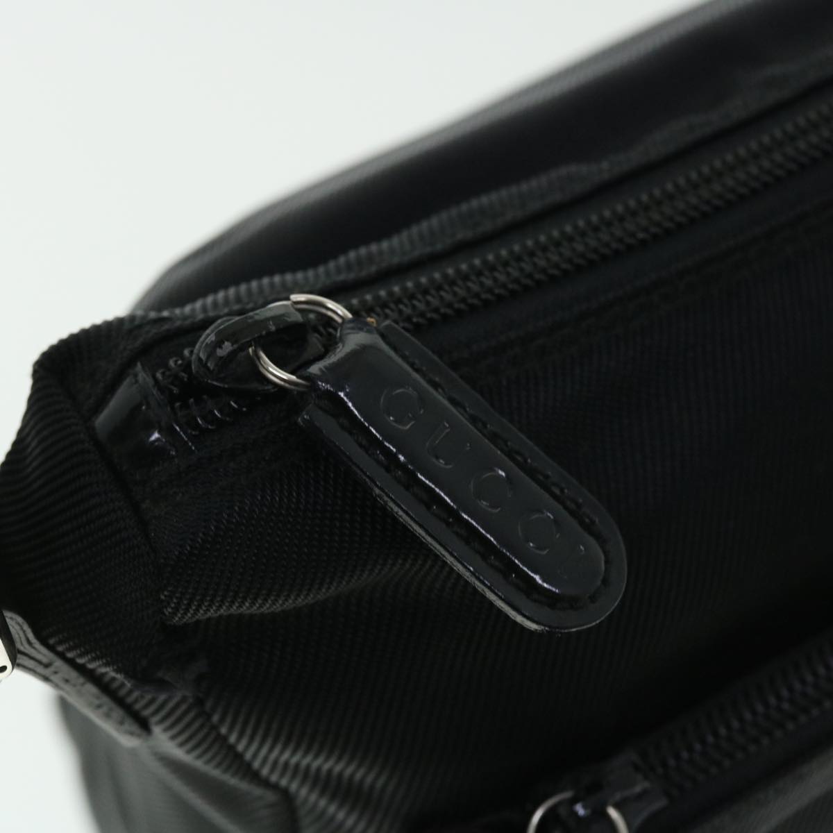 GUCCI Bamboo Shoulder Bag Nylon 2way Black 000 0509 200 159 51649