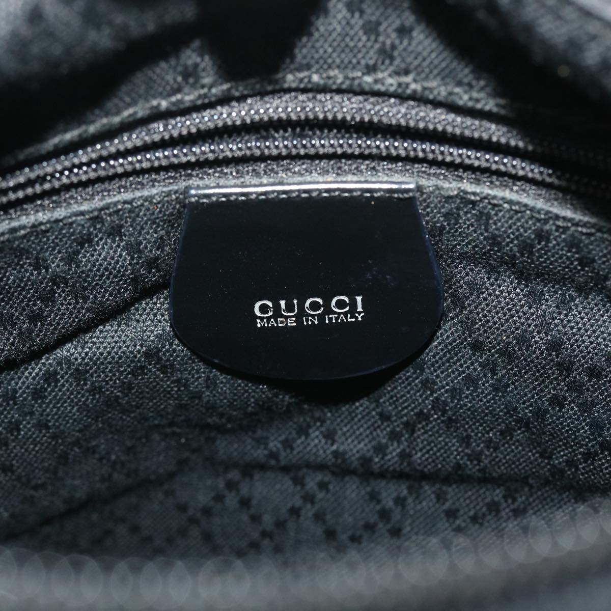 GUCCI Bamboo Shoulder Bag Nylon 2way Black 000 0509 200 159 51649