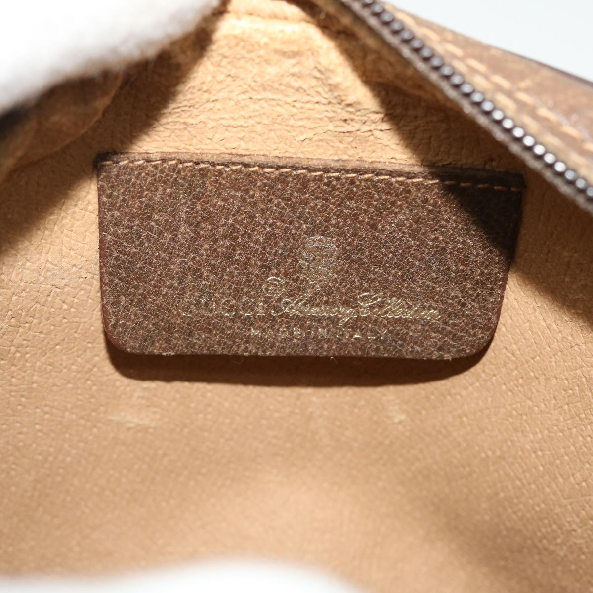 GUCCI GG Canvas Web Sherry Line Shoulder Bag PVC Leather 156 02 066 51651
