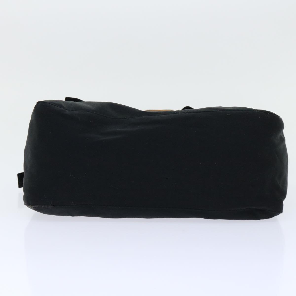 FENDI Mamma Baguette Shoulder Bag Nylon Black 51656