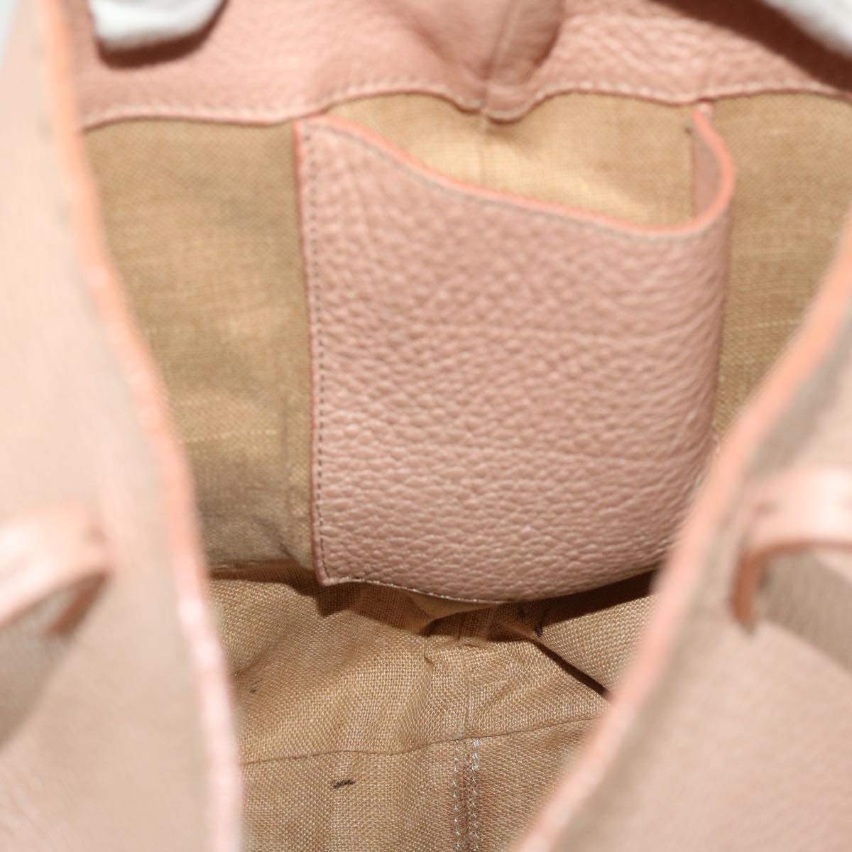 FENDI Celeria Tote Bag Leather Pink 51657