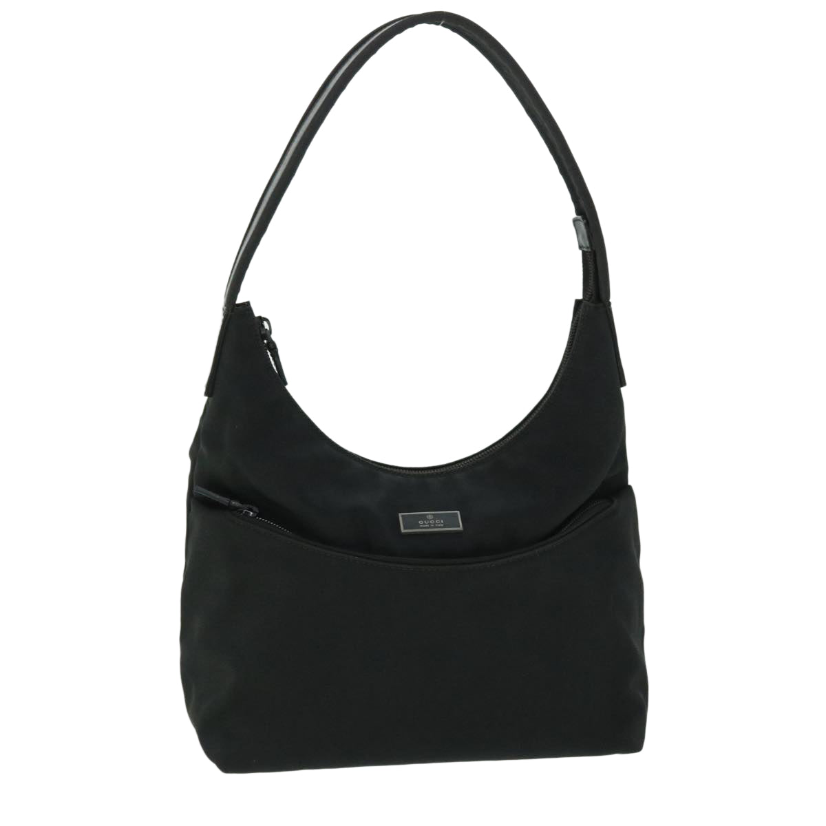 GUCCI Shoulder Bag Nylon Black 51843