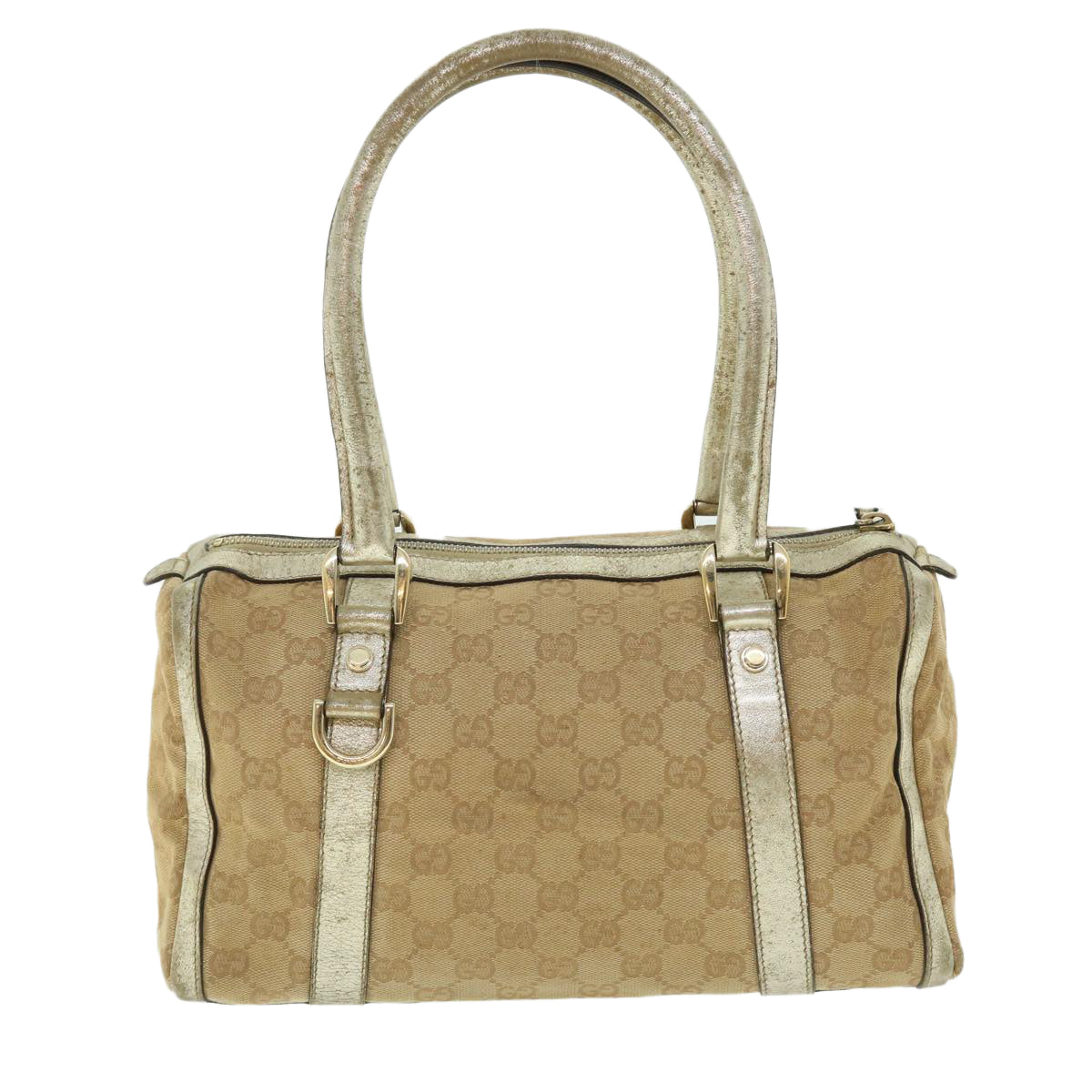 GUCCI GG Canvas Web Sherry Line Hand Bag Beige Red Green 51851