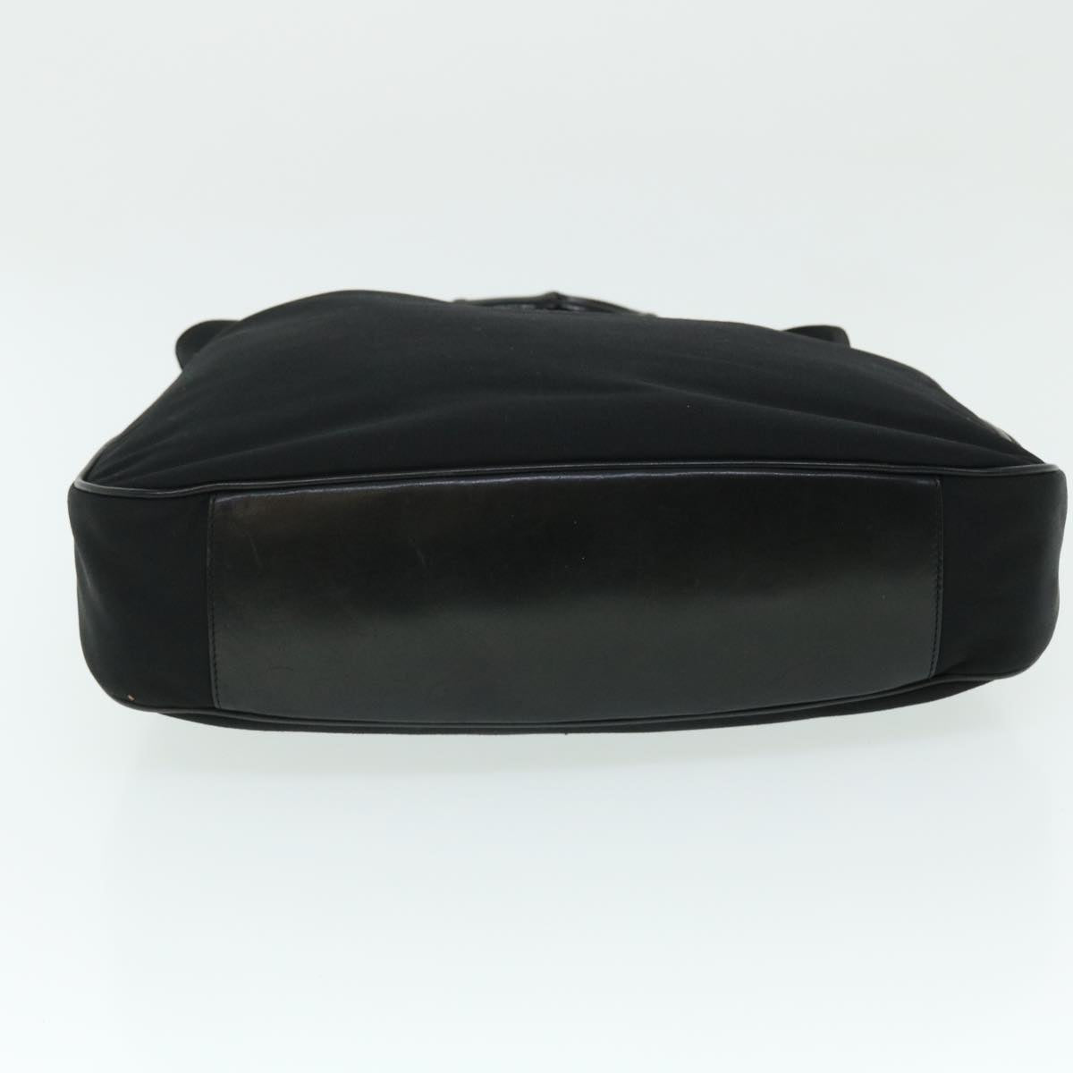 GUCCI Bamboo Shoulder Bag Nylon 2way Black 51852
