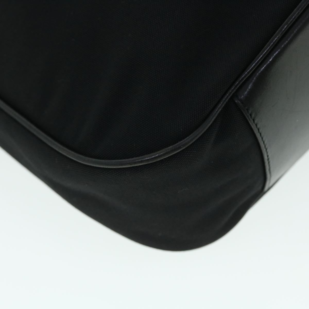 GUCCI Bamboo Shoulder Bag Nylon 2way Black 51852