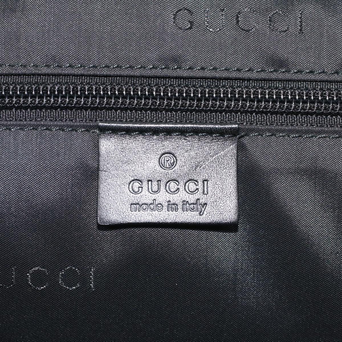 GUCCI Jackie Shoulder Bag Nylon Black 51853