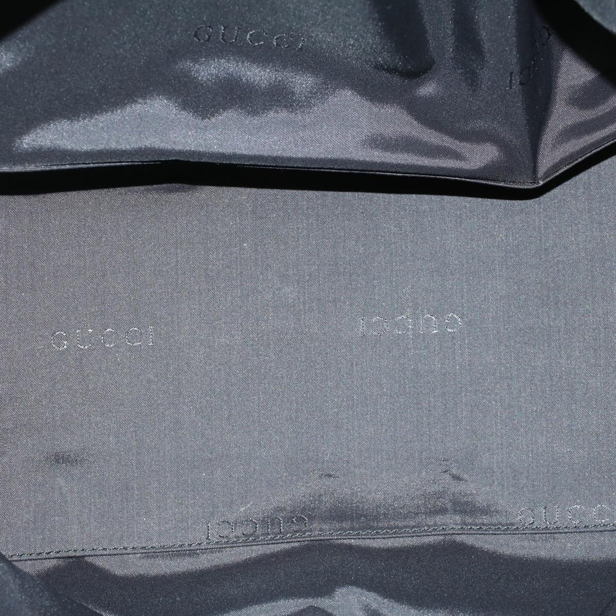 GUCCI Jackie Shoulder Bag Nylon Black 51853