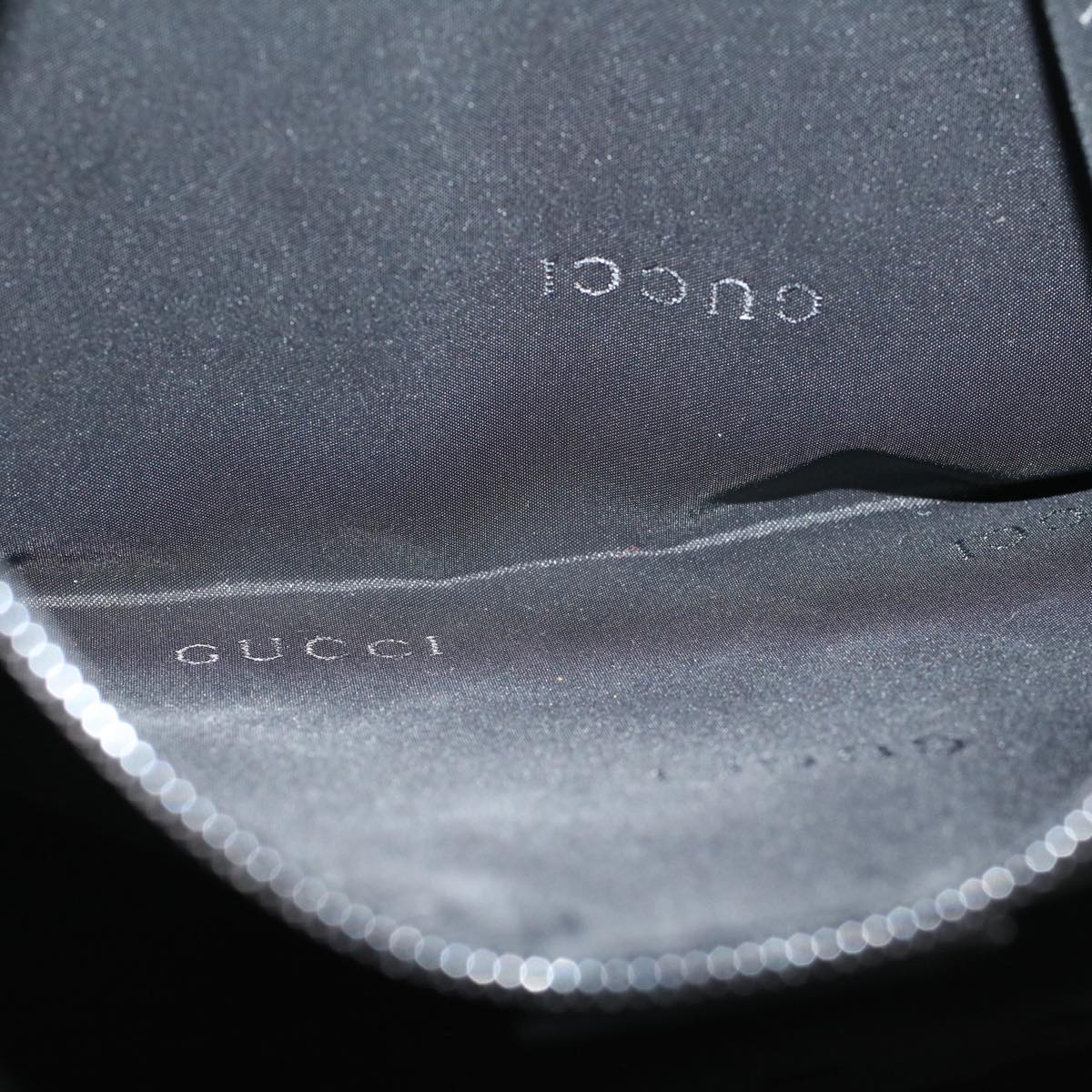 GUCCI Jackie Shoulder Bag Nylon Black 51853